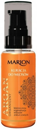 Marion Olej Arganowy Kuracja Do Włosów Zniszczonych Regeneracja 50ml