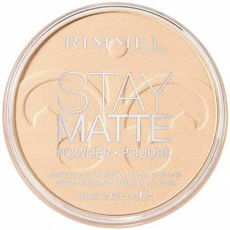 Rimmel Puder Stay Matte Matujący 001 Transparent